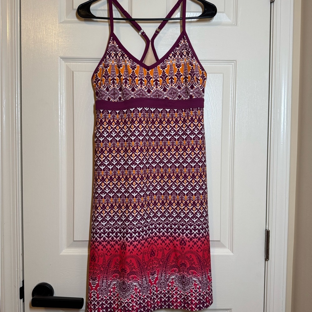 Athleta Purple and Red Mini Dress - Picture 1 of 9